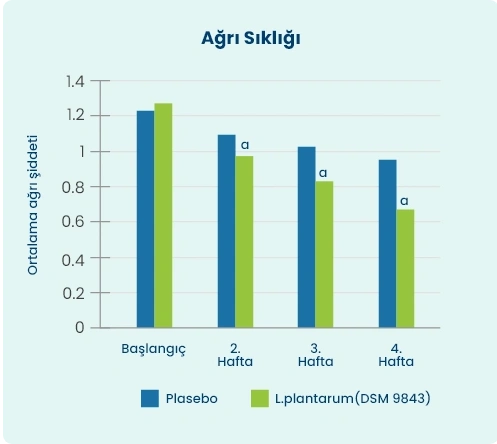 Karın Ağrısı Şiddetinde ve Sıklığında Değişim 