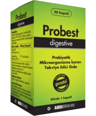 Probest Digestive Probiyotik 20 Kapsül