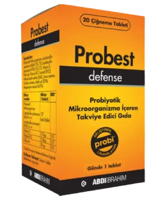 Probest Defense Probiyotik 20 Çiğneme Tablet